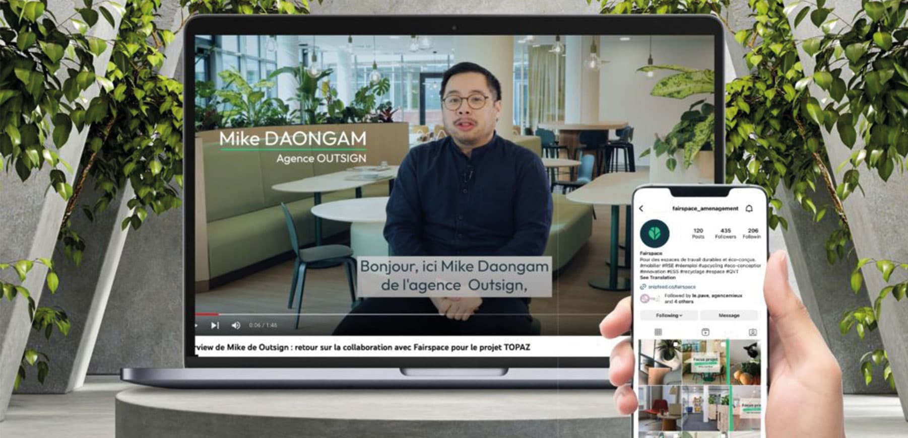Mockup par Grain Blanc communication pour fairspace
